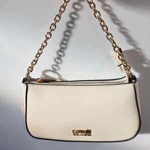 Cavalli Class Elegant Cream Shoulder Bag